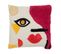 Coussin Design Abstrait "pop Art" 50x50cm Multicolore