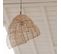 Lampe Suspension Bambou "escargot" 55cm Naturel