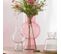 Vase Boule En Verre "pinky Perfect" 22cm Transparent