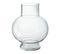 Vase Boule En Verre "pinky Perfect" 22cm Transparent