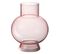 Vase Boule En Verre "pinky Perfect" 22cm Rose Clair