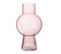 Vase Boule En Verre "pinky Perfect" 31cm Rose Clair