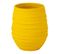 Vase En Céramique "fiesta" 23cm Jaune