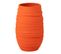 Vase En Céramique "fiesta" 40cm Orange