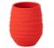 Vase En Céramique "fiesta" 23cm Rouge