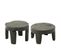 Lot De 2 Tables Basses "tek" 50cm Noir