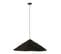 Lampe Suspension Chapeau "moonj" 80cm Noir