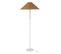 Lampadaire En Rotin "preston" 154cm Naturel et Blanc