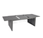 Table De Jardin Extensible En Aluminium 8 Places Maupiti Gris Anthracite