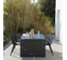 Table De Jardin Extensible En Aluminium 8 Places Maupiti Gris Anthracite