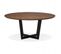 Table De Repas Ronde Design "nyna" 120cm Noyer