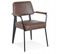 Fauteuil Vintage Design "bonito" 82cm Marron