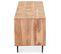 Meuble TV 3 Portes En Bois "myriam" 147cm Naturel