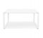 Bureau Design "abigano" 140cm Blanc