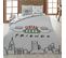 Housse De Couette Friends Central Perk, Gris,  220x240cm,  100% Coton