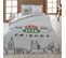 Housse De Couette Friends Central Perk, Gris,  220x240cm,  100% Coton