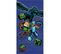 Serviette De Plage - Minecraft - Bleue - 70x140 Cm