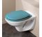 Abattant Wc En Bois Compressé Déclipsable Atlas Turquoise