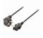 Power Cable Schuko Male Angled Iec-320-c13 2.0 M Noir