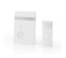 Kit De Sonnette Sans Fil - Alimentation Par Pile - 36 Mélodies - Blanc Et Aluminium