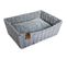 Panier Oyster Rectangualire En Corde Coton - Gris - Pour Chat