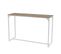 La Casa Blanca Console Avec Structure En Metal Blanc 120x39xh79cm