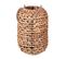 Lanterne Ethnique En Rotin Natural Living - H. 36 Cm - Beige