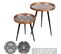 2 Tables D'appoint Design Art Décoration - Noir