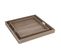 Lot De 2 Plateaux Carrés "ayana" 50cm Naturel