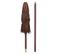 Parasol En Bois "cocotier" 150cm Marron