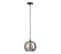 Lampe Suspension En Verre "miroir" 20cm Argent