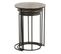 Lot De 3 Tables Gigognes Design "roday" 60cm Noir