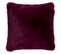 Coussin Imitation Fourrure "cutie" 45x45cm Violet