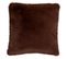 Coussin Imitation Fourrure "cutie" 45x45cm Marron