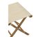 Tabouret Pliable Bambou "stool" 42cm Naturel