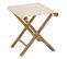 Tabouret Pliable Bambou "stool" 42cm Naturel