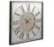 Horloge Murale Déco "hôtel" 99cm Gris