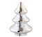 Statuette Déco Design "sapin De Noël" 27cm Argent