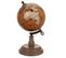 Globe Déco En Bois "vintage" 25cm Rouille