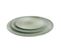 Assiette Plate "eclaboussures" 33cm Vert Menthe