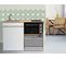 Trio120bg-sv-s Kitchenette 120 Domino Vitro, four, lave-vaisselle Gris, évier Gauche