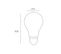 Kit ampoule LED standard E27 iDual Ambre