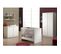 Armoire 2 Portes "lara" 204cm Blanc