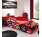 Lit Enfant Voiture "race" 70x140cm Rouge