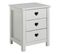 Pack - Lit Enfant, Chevet, Tiroir et Armoire "amori" Blanc