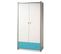 Armoire 2 Portes "bonny" 202cm Turquoise