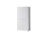 Pack - Lit Enfant, Sommier, Chevet et Armoire "erik" 90x200cm Blanc