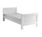 Pack - Lit Enfant, Sommier, Chevet Et Armoire "lewis Ii" 90x200cm Blanc