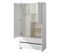 Armoire 2 Portes et 2 Tiroirs "kiddy" 90cm Blanc