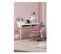 Bureau Design "kiddy" 120cm Naturel et Blanc